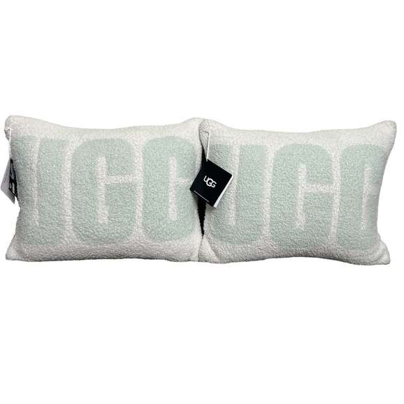 UGG Poppy Logo Pillow Set Of 2 - Picture 1 of 9
